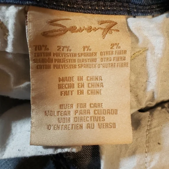 Seven7 Rocker Slim Boot Cut Jeans, Sz 6 - Picture 7 of 8